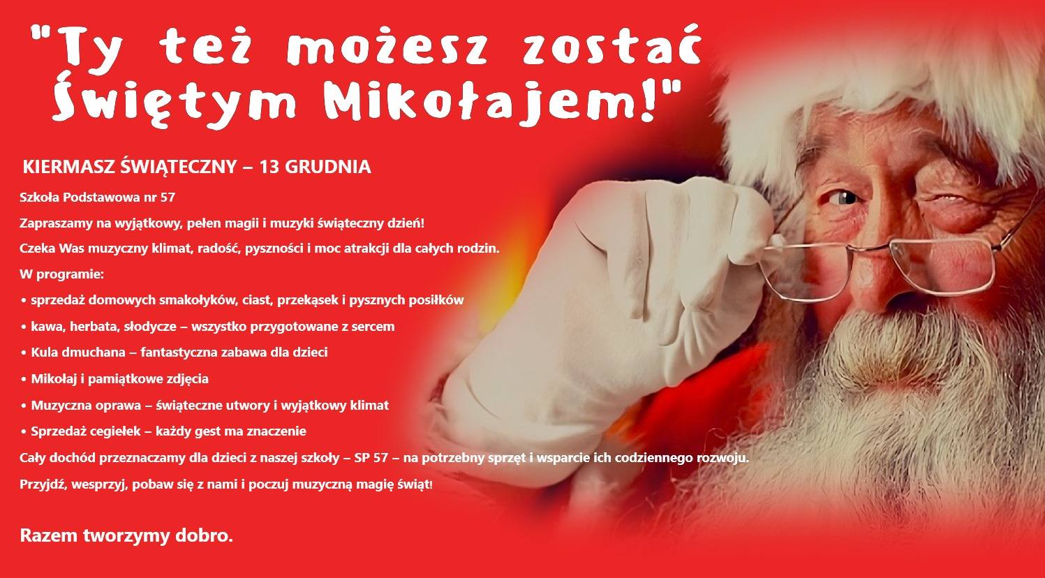 Read more about the article Już 13 grudnia w Szkole Podstawowej nr 57 ul. Leśnowolska 35 w Poznaniu KIERMASZ